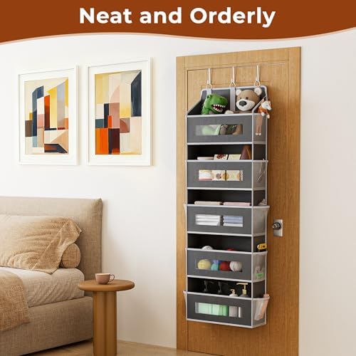 3 Pack 5 Tier Over the Door Organizer - Image 5