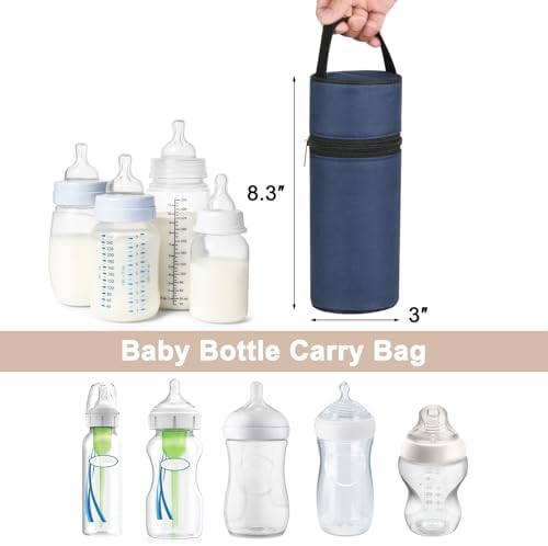 Beautyflier Insulated Baby Bottle Tote Bags, Portable Breastmilk Baby Bottle - Image 2