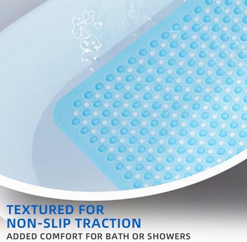 MOONFLY Shower and Bathtub Mat, 40x16 Inches - Image 4