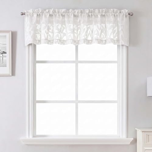 Lecloud Leia Sheer Ivory Window Curtains by Lecloud