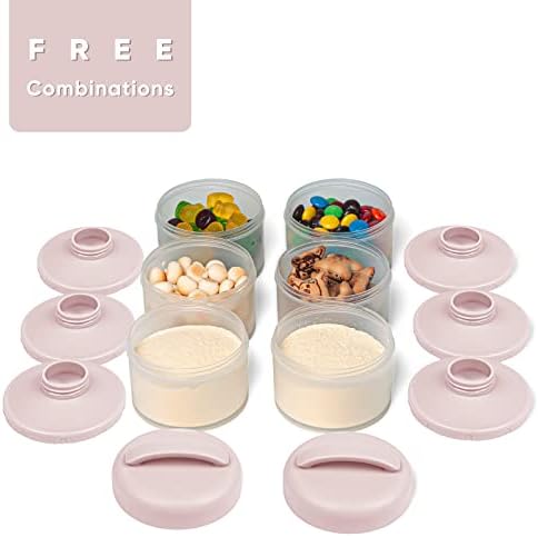 Termichy Stackable Formula Dispenser Portable Milk Powder Container, 2 Pack - Image 3