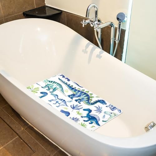 Bathtub Mat Non Slip 26.8x15.1In, Dinosaurs Bath Mat - Image 5