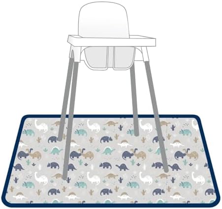 BapronBaby Desert Dinos Waterproof Splash Mat Catch All Floor Cover - Image 3