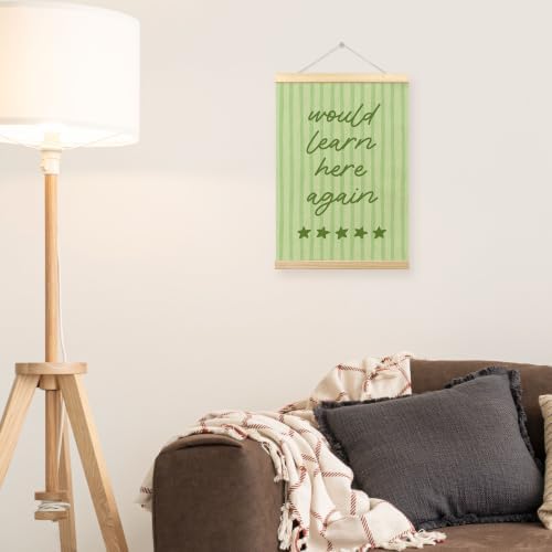 TLESKE Green Funny Classroom Wall Art Decor Poster Hanger Frame 12x16 - Image 4