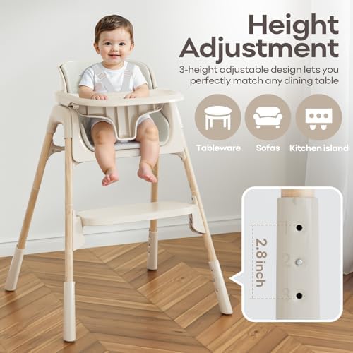 Mloong High Chair for Babies and Toddlers - Image 3