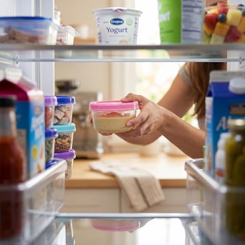 DecorRack 8 Pack - 7 oz Plastic Food Storage Containers - Image 6