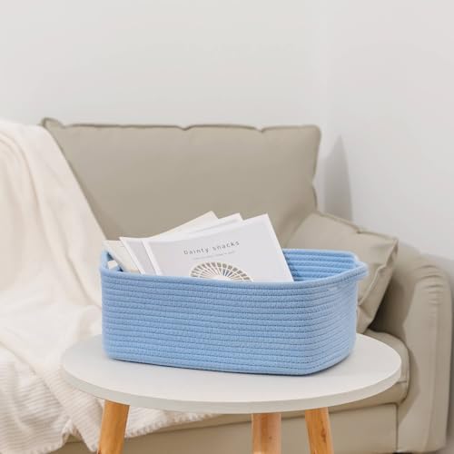 CubesLand Cute and Durable Small Cotton Rope Basket - Image 4