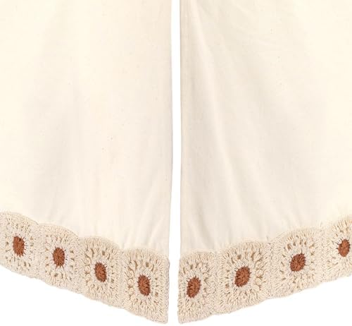 Crane Baby Crochet Crib Skirt, Cream Bed Skirt by CraneBaby