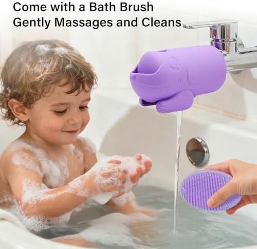 mandoo Faucet Extender for Toddlers, Bath Spout Cover for Baby, Bathtub Faucet - Image 5