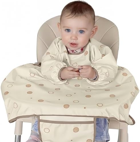 Adjustable Long Sleeve Baby Bibs by MOTEERLLU