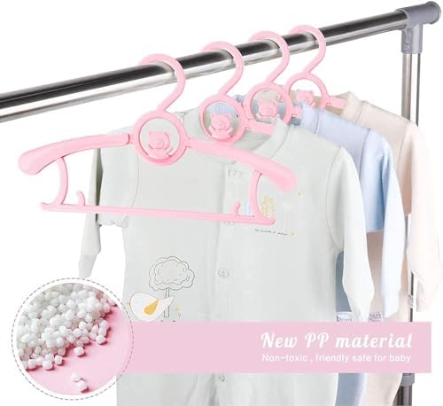 Kid Clothes Hangers 50 Pack, Plastic Baby Hangers Space Saving - Image 6