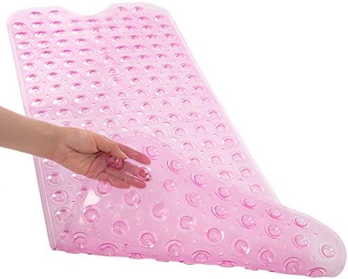 Bathtub and Shower Mats, Extra Long Non-Slip Bath Tub Mat 39 x 16 Inch - Image 2