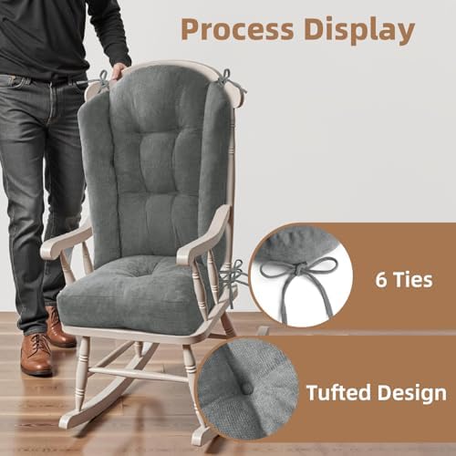 Wingback Rocking Chair Cushion - Image 3