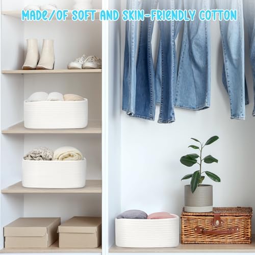 3 Pack Storage Baskets for Organizing, 13.7×9.5×6.3" - Image 4