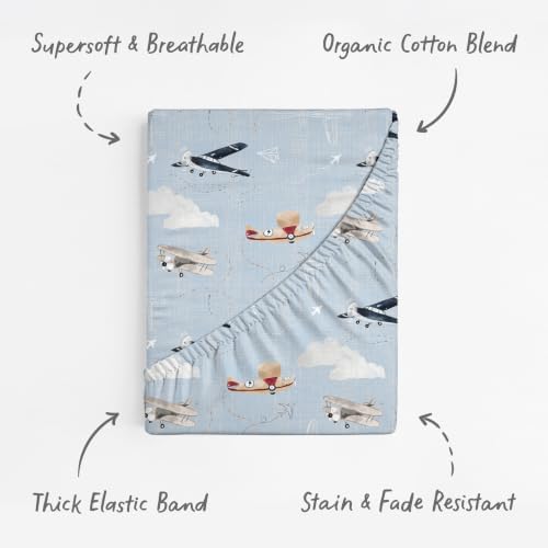 Sorrel + Fern Baby Bassinet Sheets 2-Pack - Image 2