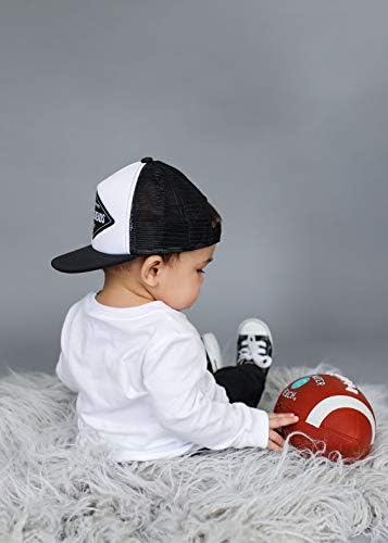 Baby Hats - Baseball Hat, Newborn Youth Flat Brim Mesh Trucker Surf Skate Bubba Bro Fitted Beach Cap Gorros para Bebes