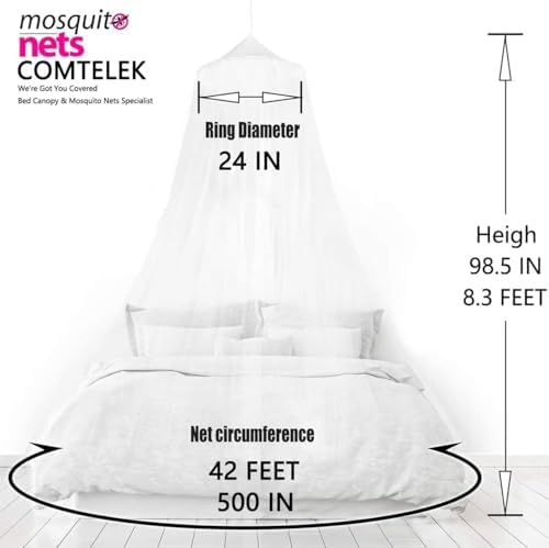 Comtelek Mosquito Net Bed Canopy - Image 2