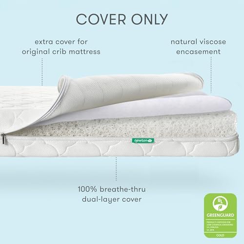 Newton Baby Extra Waterproof Crib Mattress Cover, Washable - Image 2