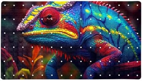 Shower Mat Non Slip, Chameleon Anti Slip Bath Mat by Anna+Cowper