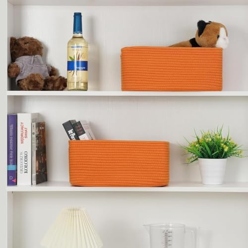 3 Pack Small Storage Baskets for Organizing, 11.8×7.8×5.1" - Image 5