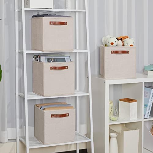 Temary 11x11 Storage Cubes Fabric Storage Cubes Storage Bins - Image 5