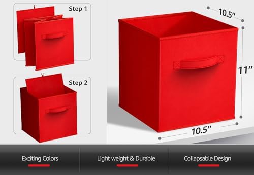 Sorbus Fabric Storage Cubes - Image 3