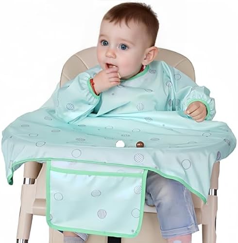 Adjustable Long Sleeve Baby Bibs by MOTEERLLU