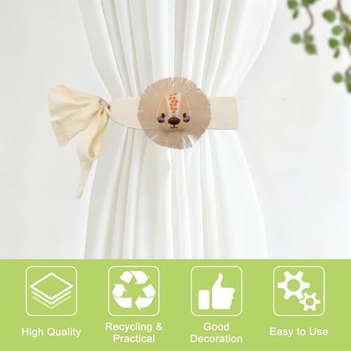 Cute Cartoon Animal Curtain Tiebacks - Image 3