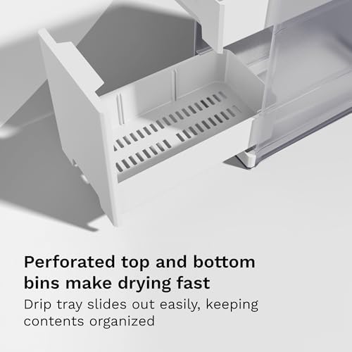 Baby Brezza Covered Drying Rack & Countertop Organizer, 8 Bottle Capacity - Image 4