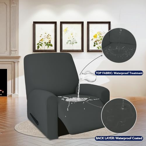 PureFit Waterproof Recliner Chair Cover Slipcovers - Image 3