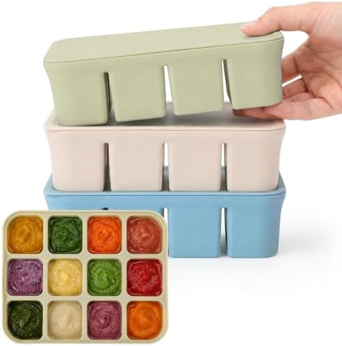 3 Pack Baby Food Freezer Tray by Mimorou