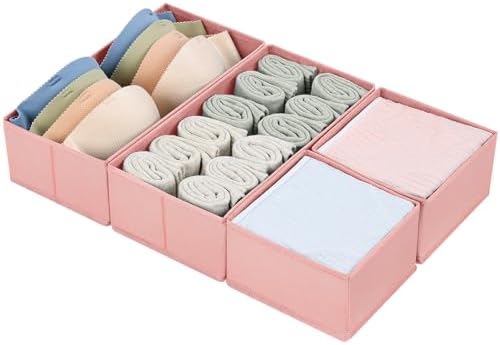 DIMJ Drawer Organizers for Clothing, Fabric Closet Organizers and Storage by DiMJ