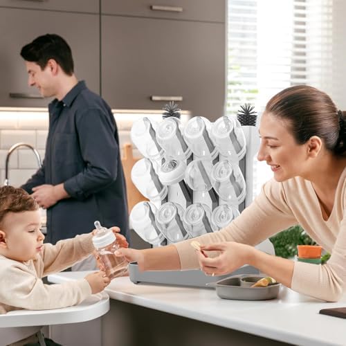 Baby Bottle Drying Rack, Removable Vertical Dryer - Image 5