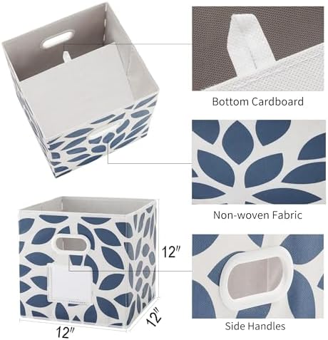 MAX Houser 6 Pack Foldable Fabric Storage Bins - Image 2