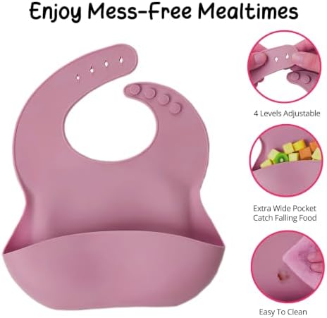 19 Pcs Silicone Baby Feeding Set Eating Essentials - Image 3