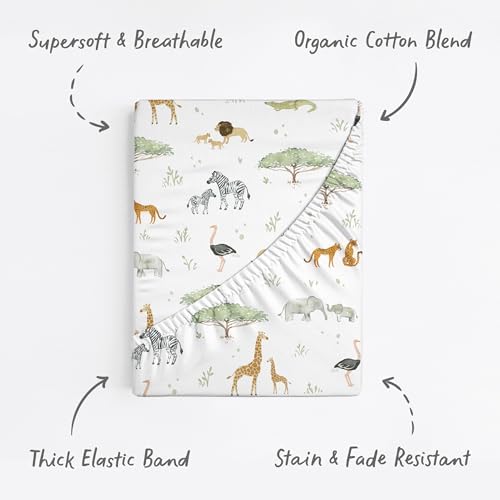 Sorrel + Fern Baby Bassinet Sheets 2-Pack - Image 2