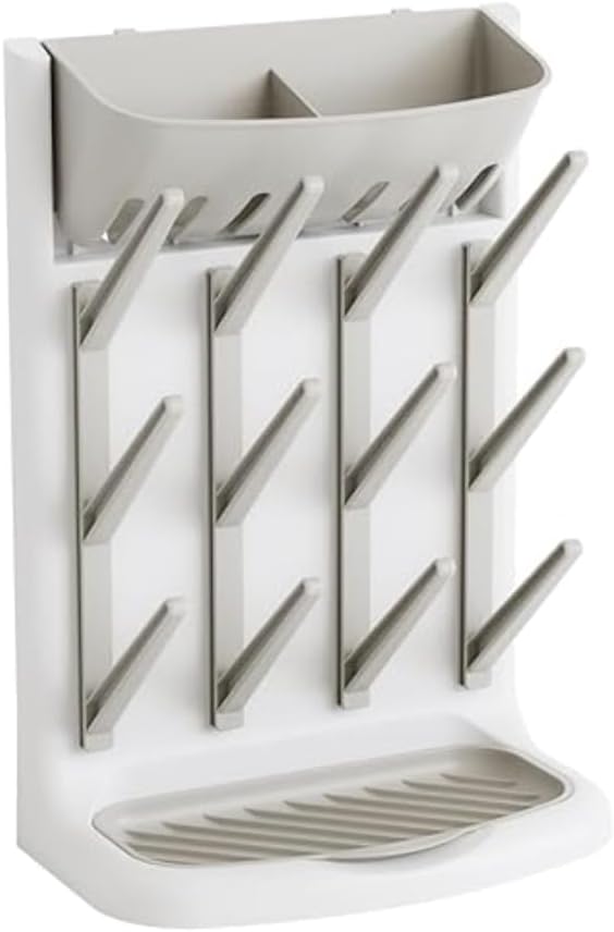 GoMaihe Baby Bottle Drying Rack: Space Saving Vertical Bottle Dryer Holder - Image 4