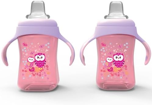 Avima 10 oz Trainer Sippy Cup w Handles & Soft Silicone Spout by AvimaBaby