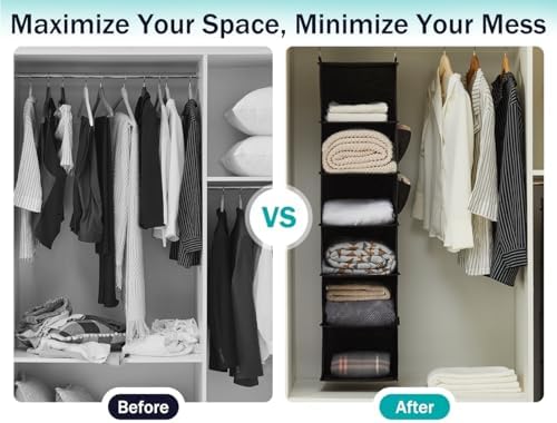 YOUDENOVA Hanging Closet Organizer and Storage - Image 6