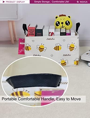Rectangular Bee Storage Basket Gift Bag - Image 4