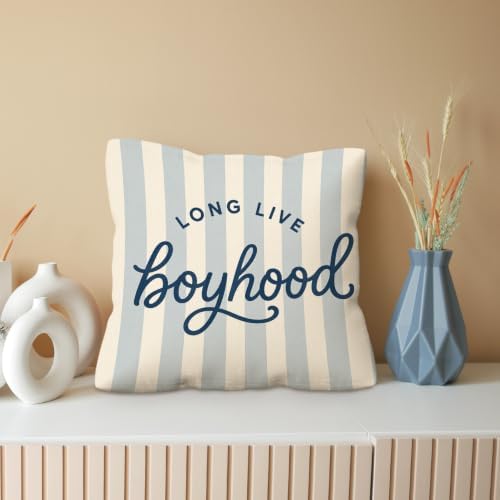 kdqua Boy Nursery Pillow Cover 18x18 Double-Sided, Playroom Decorations Throw - Image 4