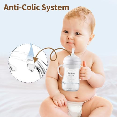 Straw Cup Conversion Kit for Philips Avent Natural Baby Bottles, Sippy Cups - Image 4
