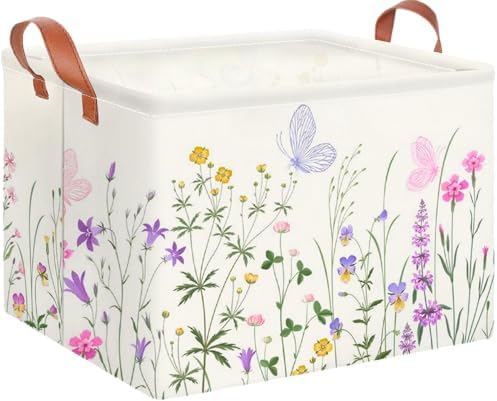 CLOCOR Rectangular Storage Basket Empty, Gift Basket, Waterproof Storage Bin by CLOCOR