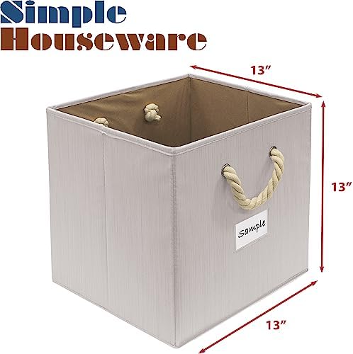 Simple Houseware 13-Inch Cube Storage Bin - Image 2