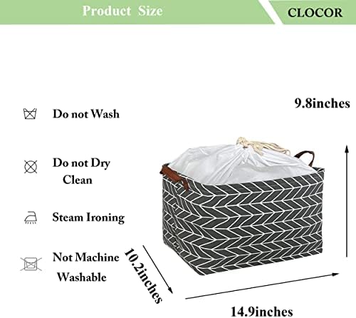 CLOCOR 3-pack Rectangular Storage Bin, Collapsible Home Organization - Image 6
