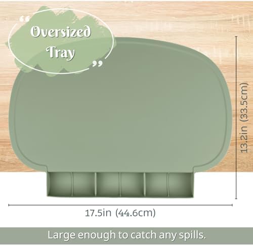 Silicone Placemat with Food Catching Pockets - Image 6