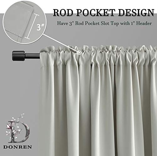 DONREN Light Grey Extra Wide Valance - Image 2
