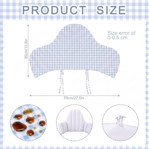 Novabright Ruffle Gingham Highchair Cushion - Image 2