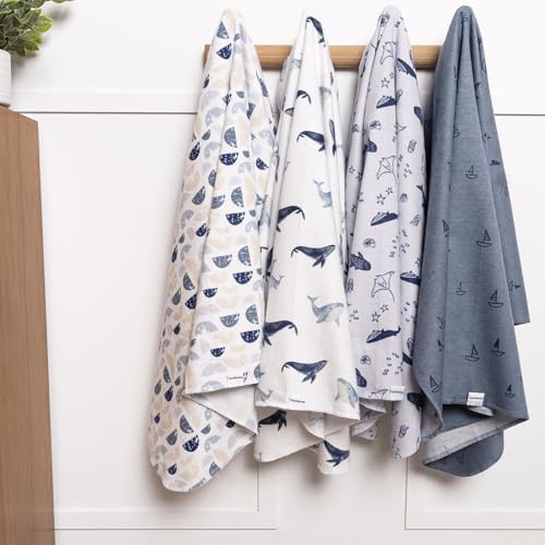 Gerber Unisex Baby 100% Cotton Flannel Receiving Blankets 30x30 Inches - Image 6