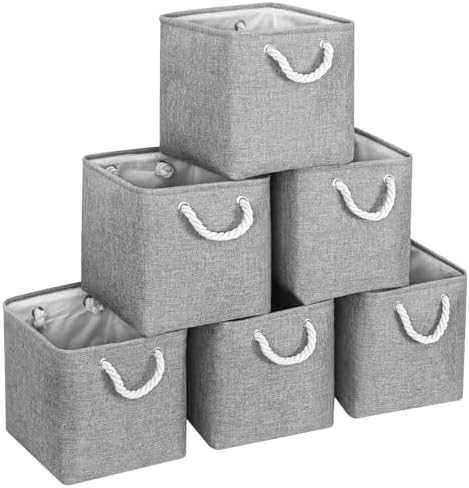 FinishingBo 11 inch Cube Storage Bin by SimplifySpaceSimplifyLife